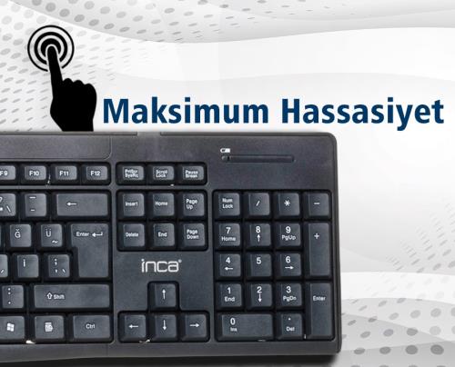 INCA IWS-539T KABLOSUZ KLAVUE MOUSE SET